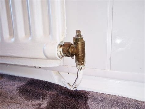 Leaking Towel Radiator Valve