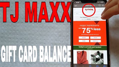 Tj Maxx Multi Brand Gift Card