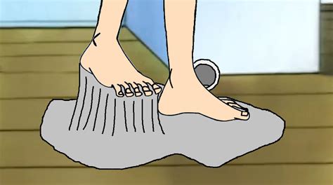 Toiolet Paper Stuck To Feet